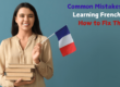 Common mistakes while learning French.